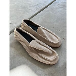 Robert Wayne Knit Beige Beach Loafers size 11.5